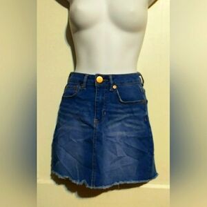 🌺BUNDLE ONLY🌺NO BOUNDARIES LADIES BLUE JEAN MINI SKIRT